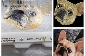 digitize any design or portrait for embroidery into high quality