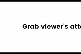 design custom kinetic typography and stomp typography videos