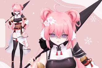 do realtime tracking ai vtuber avatar ar VR streamer, live2d rigging png tuber