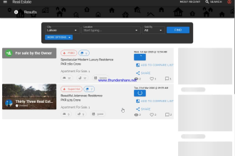 develop real estate app and websites using flutter