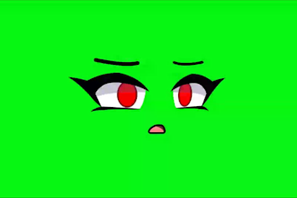 make 1 minute green screen gacha animation completed in 24 hours
