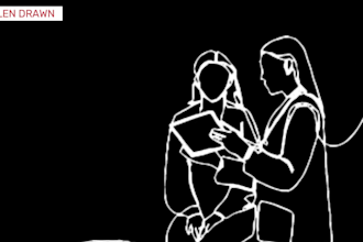 create  handdrawn  animated lyric  music videos