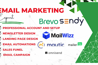 setup sendy mailwizz mautic mailerlite landing page automation brevo omnisend