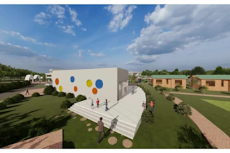 do architectural 3d rendering, exterior 3d modeling house, home