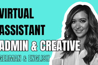be your marketing and admin assistant, virtual assistant