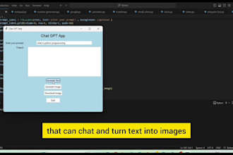 create custom python gui applications for you