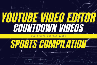 be your youtube video editor for hire, video editors