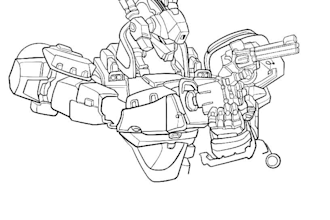 create custom mecha artwork for your streetwear or t shirt