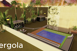 create realistic 3d interior and exterior renderings