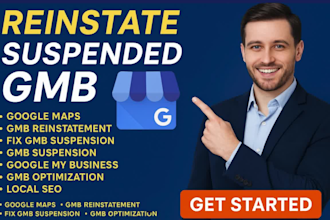 reinstate suspended google my business gmb and boost local SEO