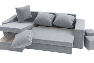 create realistic 3d video toturial asembling furniture