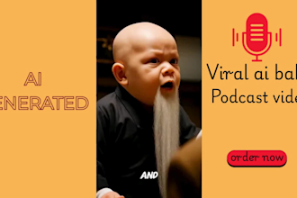 do ai baby podcast ai trippy music viral baby  talking ai short story