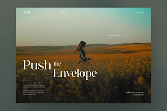 design a professional wix business portfolio website
