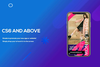 professionally mobile app promo