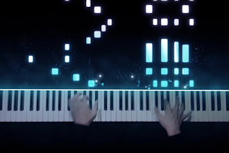 make you a 2d piano visualizer for your live piano performance plz chat first