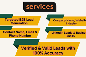 do b2b leads, verified emails