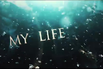 make a metal song lyric video