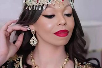 transform your photo to look like a real moroccan wedding