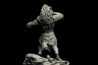sculpt custom 3d action figures and deliver high quality stl files for printing