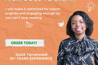 rewrite and improve your content with fast 24 hour delivery