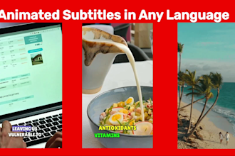 add subtitles to video, english and french subtitles  instagram reels subtitles