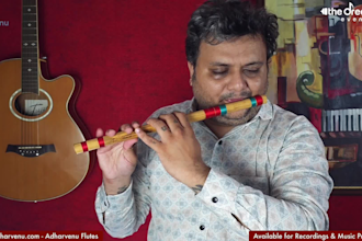 play indian bamboo flutes bansuri