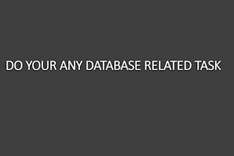 do sql database design, query, mysql, postgresql and oracle database