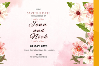 create digital event party flyer customized wedding birthday invitation cards