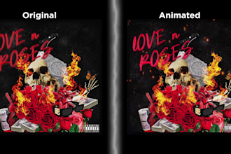animate your album cover art for promo or a spotify canvas