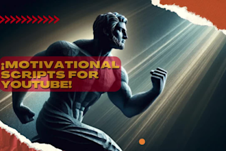 create motivational scripts for your youtube channel