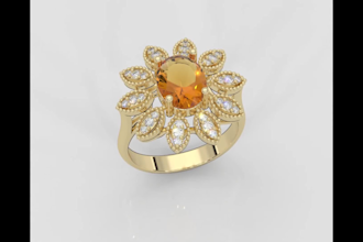 do 3d jewelry design and make realistic model rendering