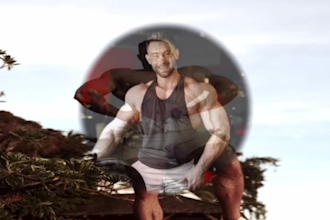 make a bodybuilding edit of you tiktok format