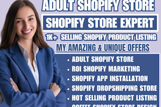 adult shopify store, sellvia marketing, christmas flyer, shopify store design