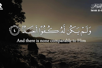 design quran recitation or islamic video with any subtitle
