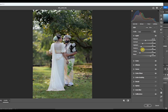 high end wedding photo retouching
