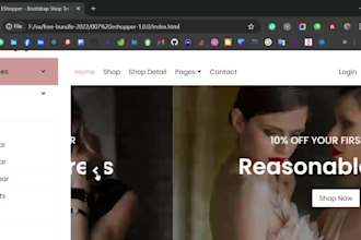 build a custom website with python django backend
