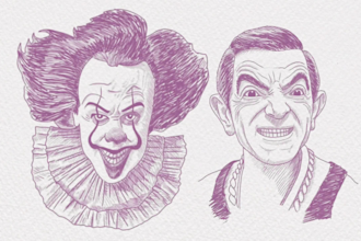 draw a unique pen sketch portrait from your gallery