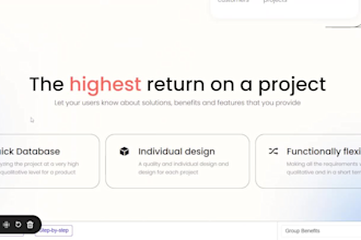 build a custom, responsive website using bubble io fast and professionall