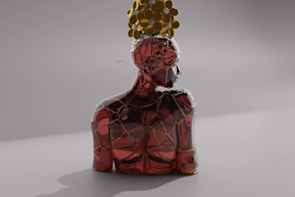 create high quality 3d model of perfume bottles