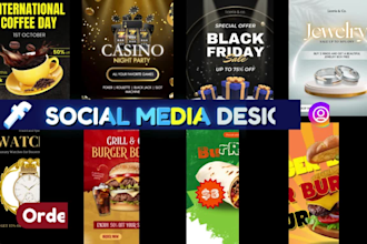 do create social media post design for businesses to more sells