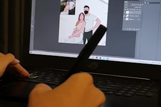 do potrait illustration of your photo