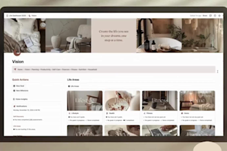 design custom notion template, workflows, notion crm, client tracker, planner