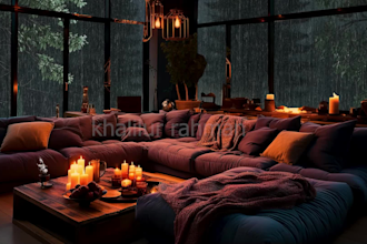 create cozy rain videos with natural sound and relaxing ambient rhythm
