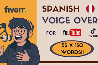 voice over for youtube videos in latin american spanish