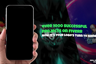 create an eye catching vertical logo animation for tiktok, instagram, or youtube