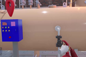 create a VR training simulator with interactive learning in unity