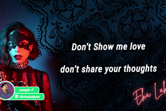 make an amazing lyric music video