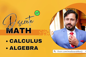 assist with discrete math, calculus, trigonometry, algebra