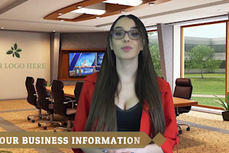 be your professional greenscreen video spokesperson