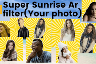 create an eye catching sunrise ar filter for your photo